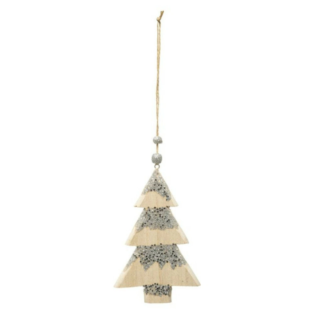 Sujet de noël sapin "hors piste" 15cm naturel pour transport d'équipement