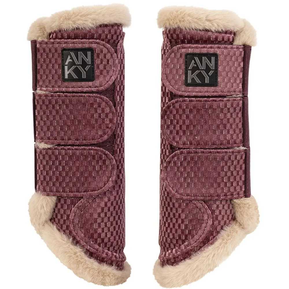 ANKY Dressage Boots Check En velours ATB25005 Mellow Mauve Coffre rigide 45L