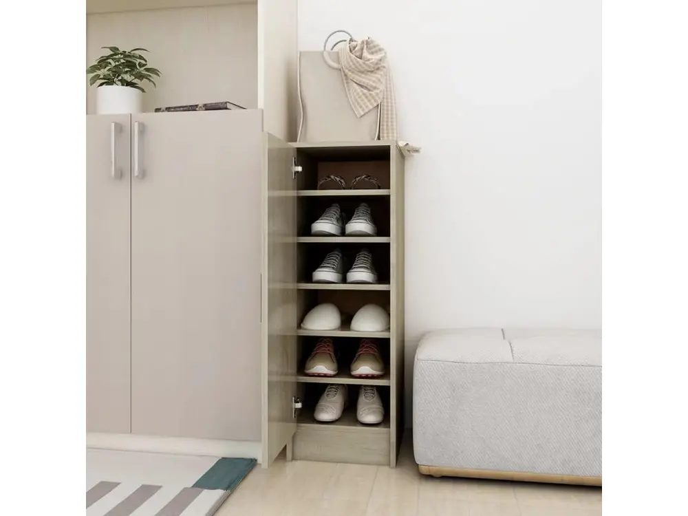 Bâche de protection Armoire à chaussures Chêne Sonoma 32x35x92 cm Aggloméré