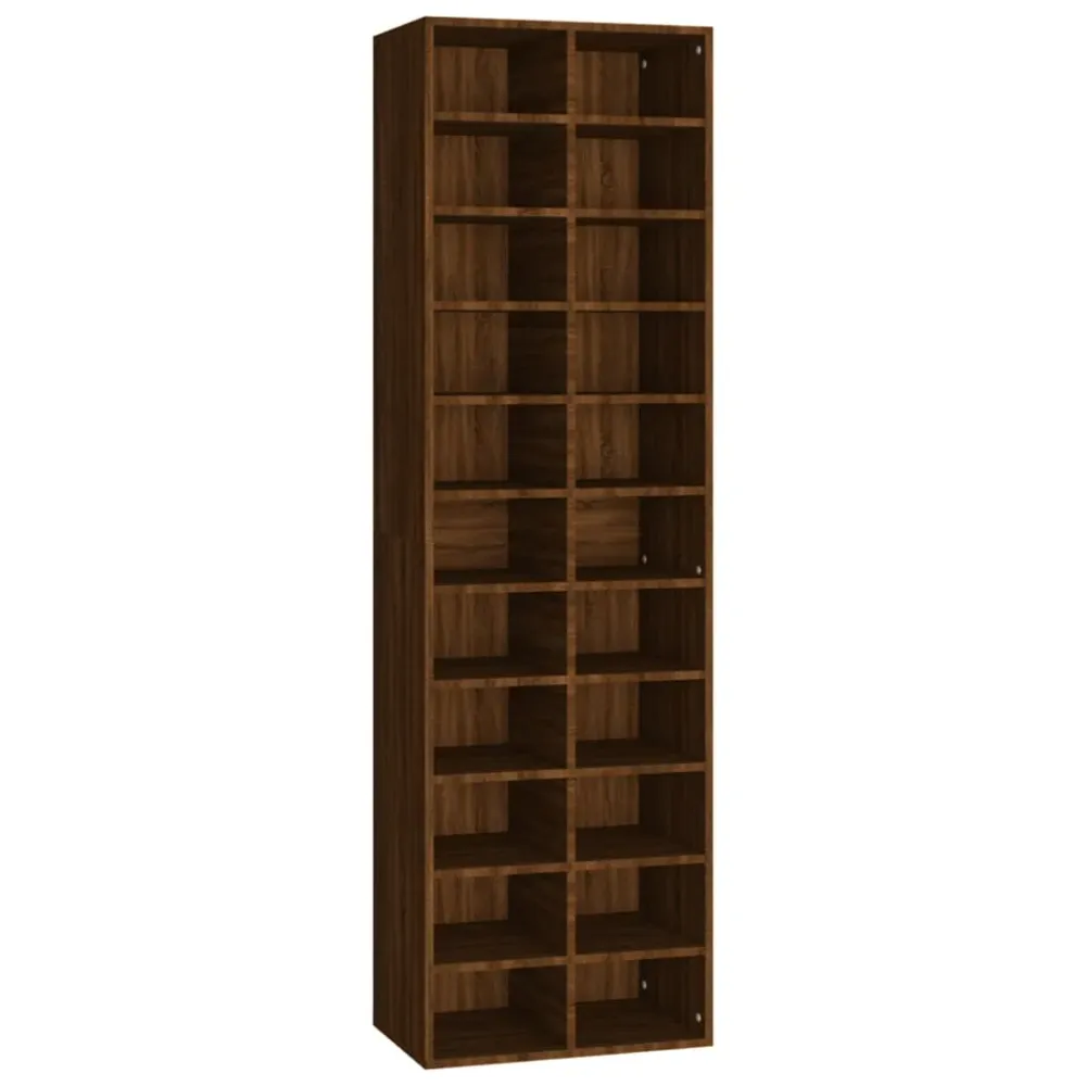 Bâche de protection Meuble à chaussures 54 x 34 x 183 cm bois d'ingénierie marron 02_0043399