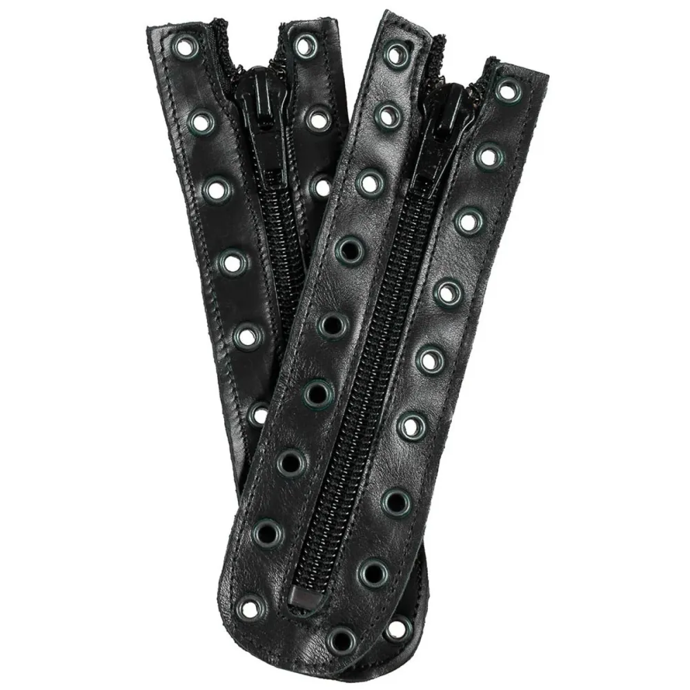 Bottes de combat militaires italiennes originales en cuir délicat semi-saisonnières noires