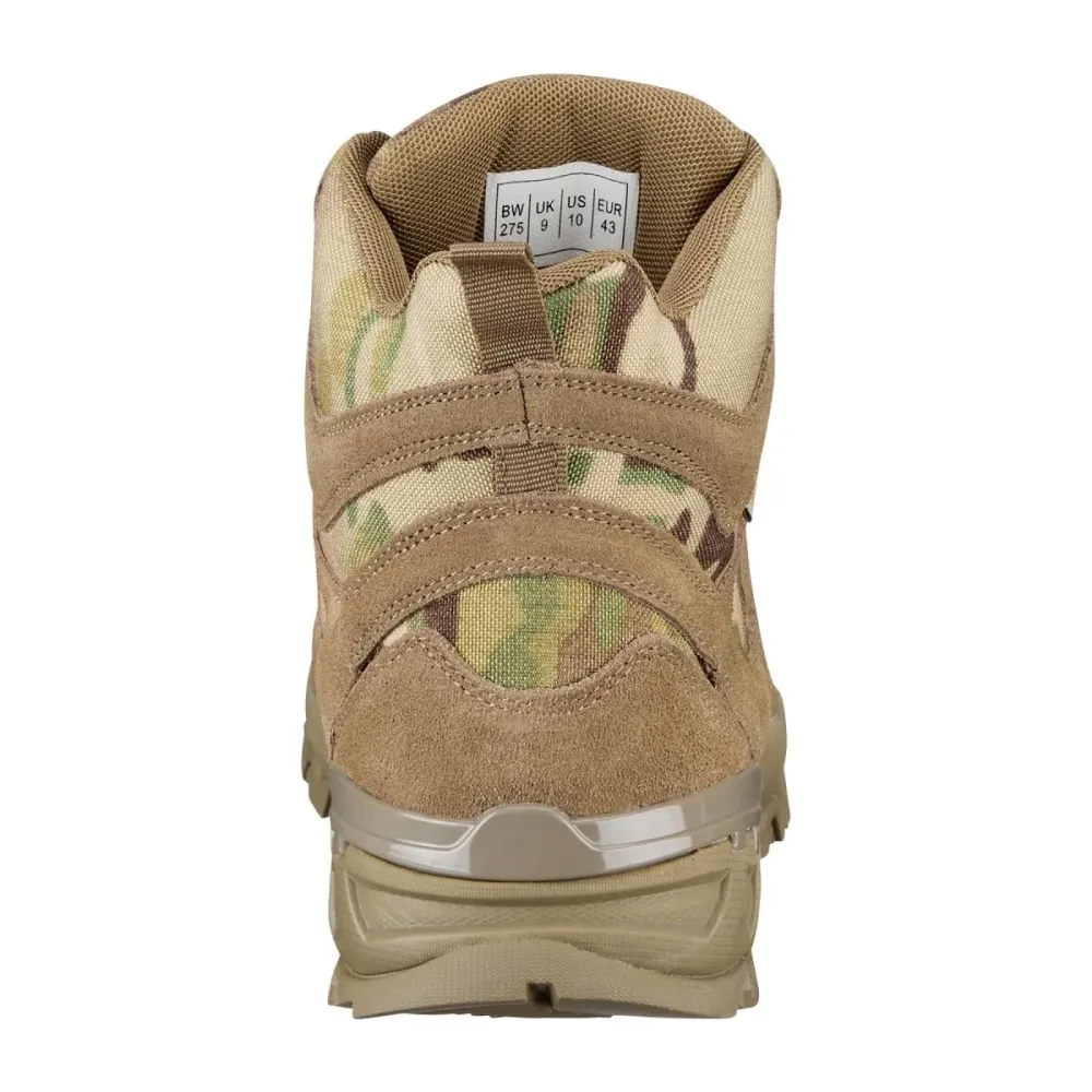 Bottes zippées latérales Teesar SQUAD MULTICAM pour camping, randonnée, trekking, combat | Livraison Rapide