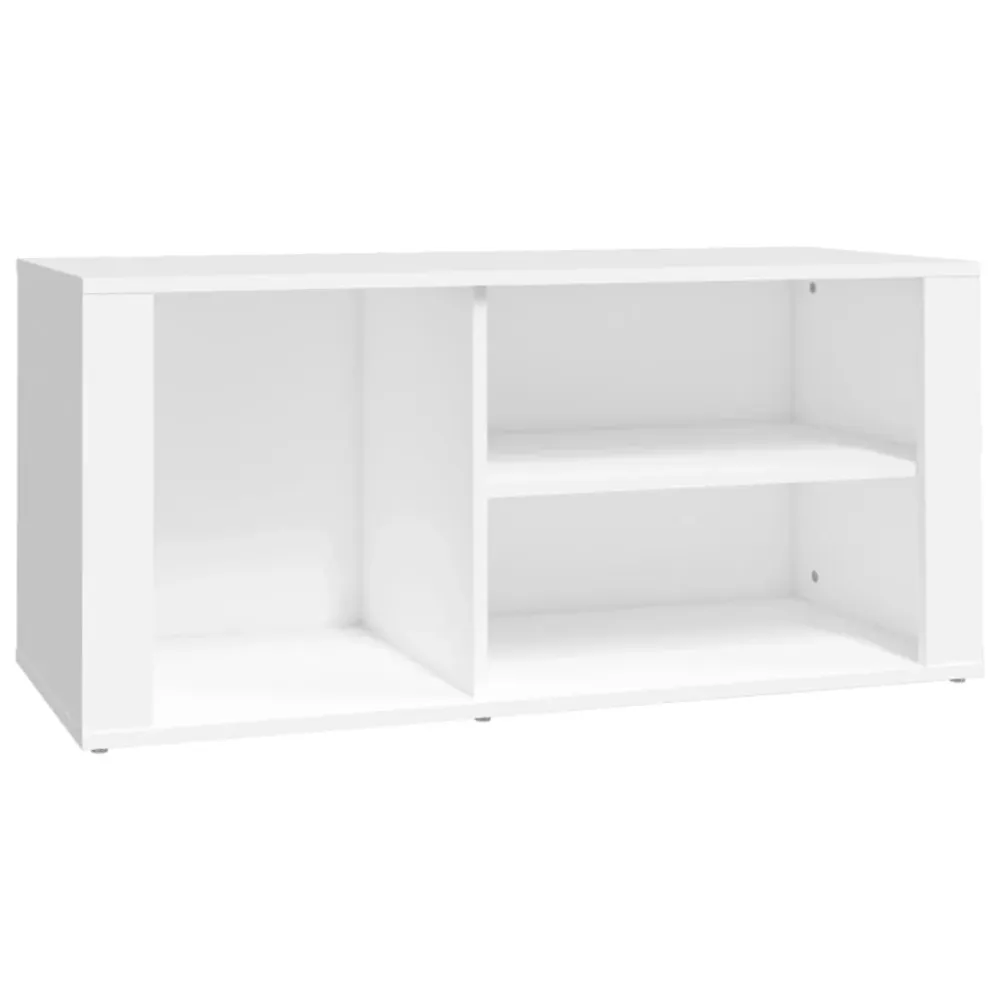 Certifié CE Armoire à chaussures range chaussures rangement meuble entrée couloir salon 100 x 35 x 45 cm bois d'ingénierie...
