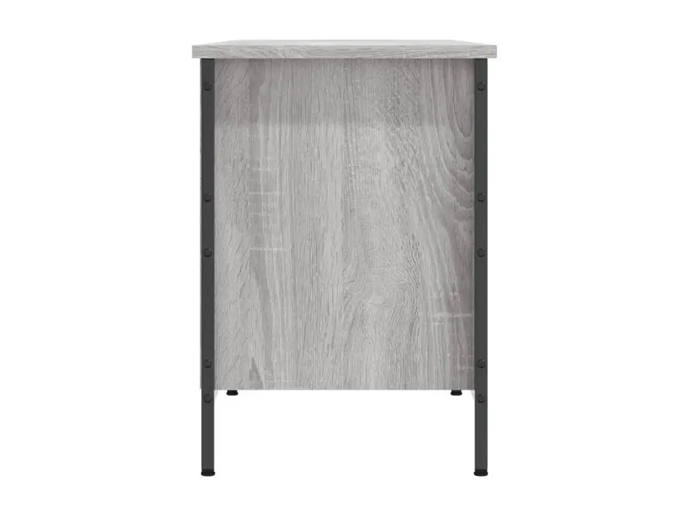 Certifié CE Armoire à chaussures sonoma gris 131x35x50 bois d'ingénierie