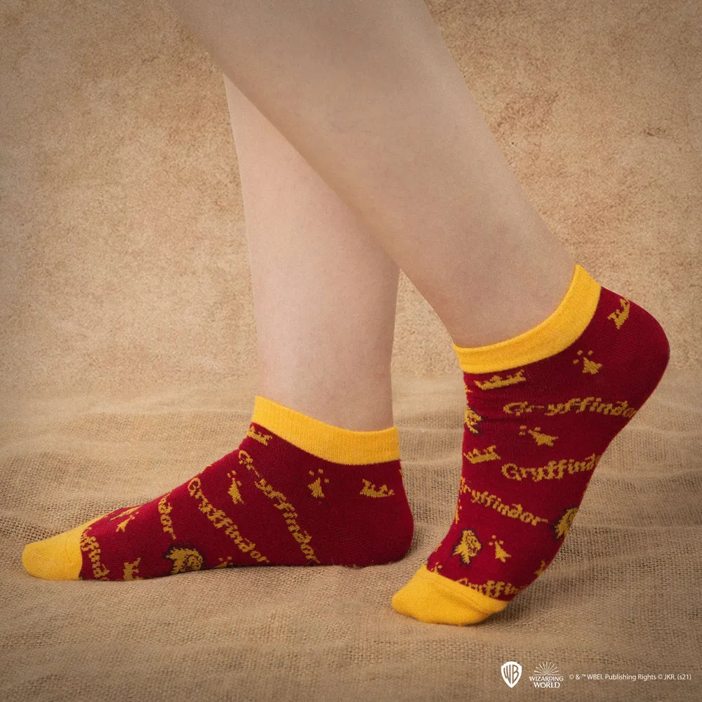 Ensemble de 3 chaussettes de cheville Gryffondor