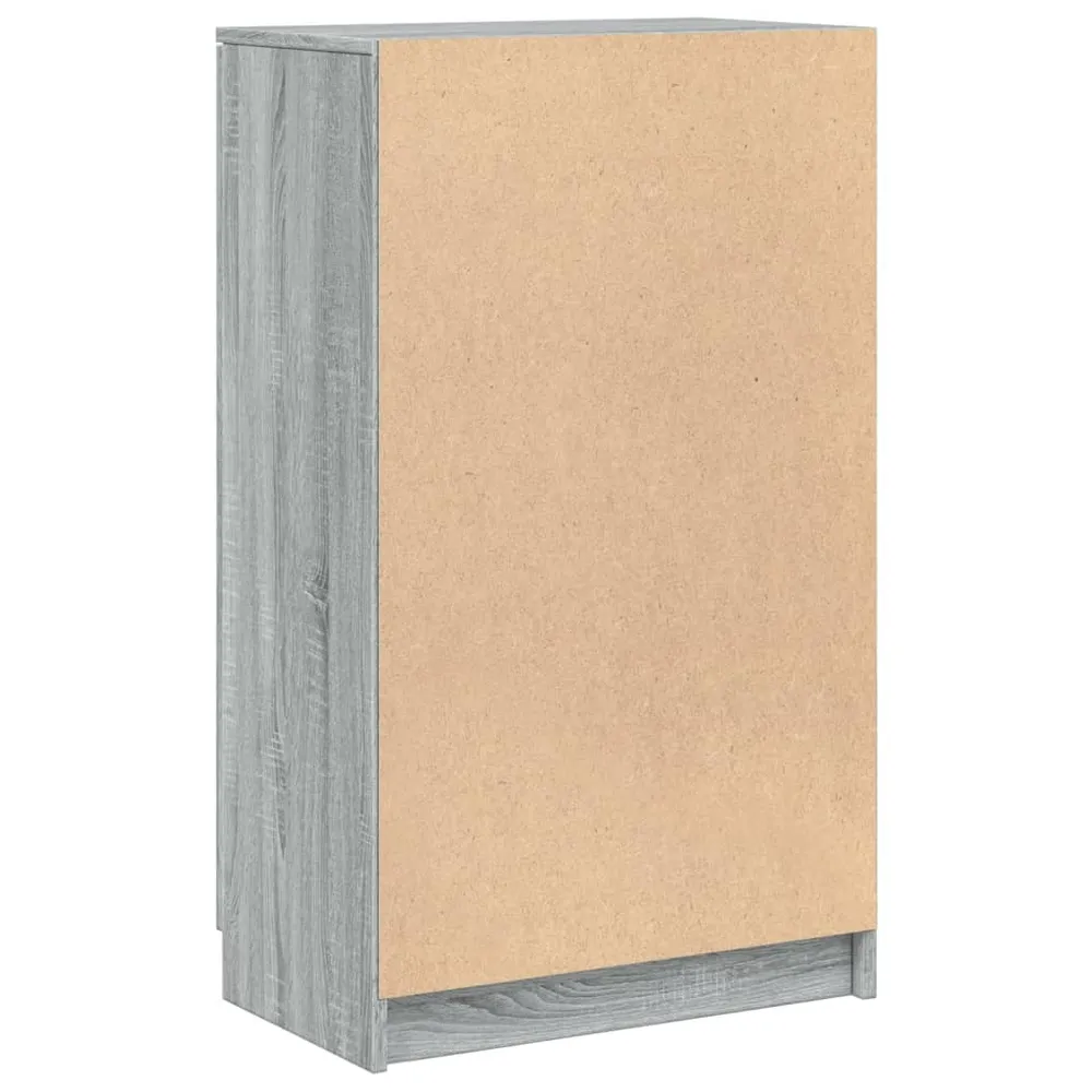 Meuble à chaussures sonoma 59 x 35 x 100 cm bois d'ingénierie gris 02_0043426
