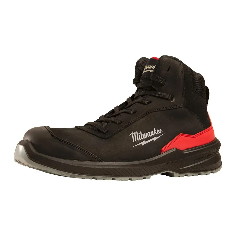 Milwaukee Flextred S3S Mid Cut Safety Boots Noir jais Size 8 - 4932493733 Coffre rigide 45L