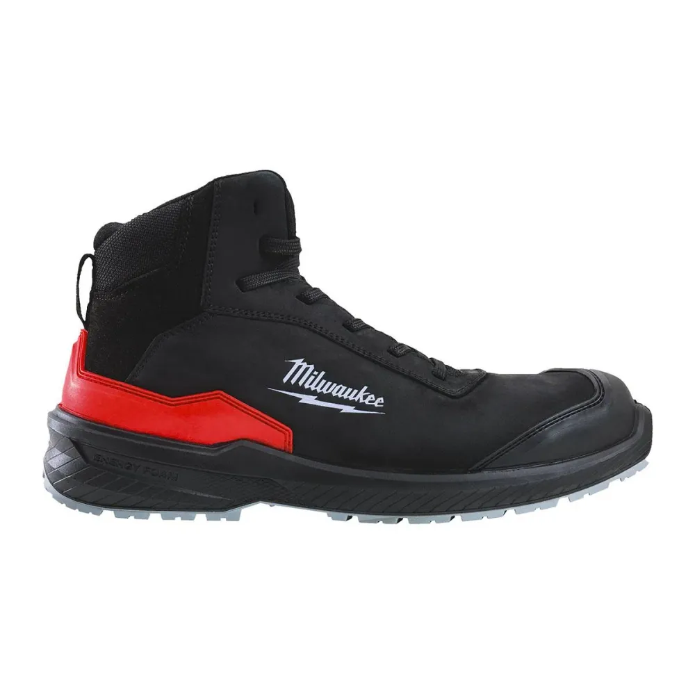 Milwaukee Flextred S3S Mid Cut Safety Boots Noir jais Size 8 - 4932493733 Coffre rigide 45L