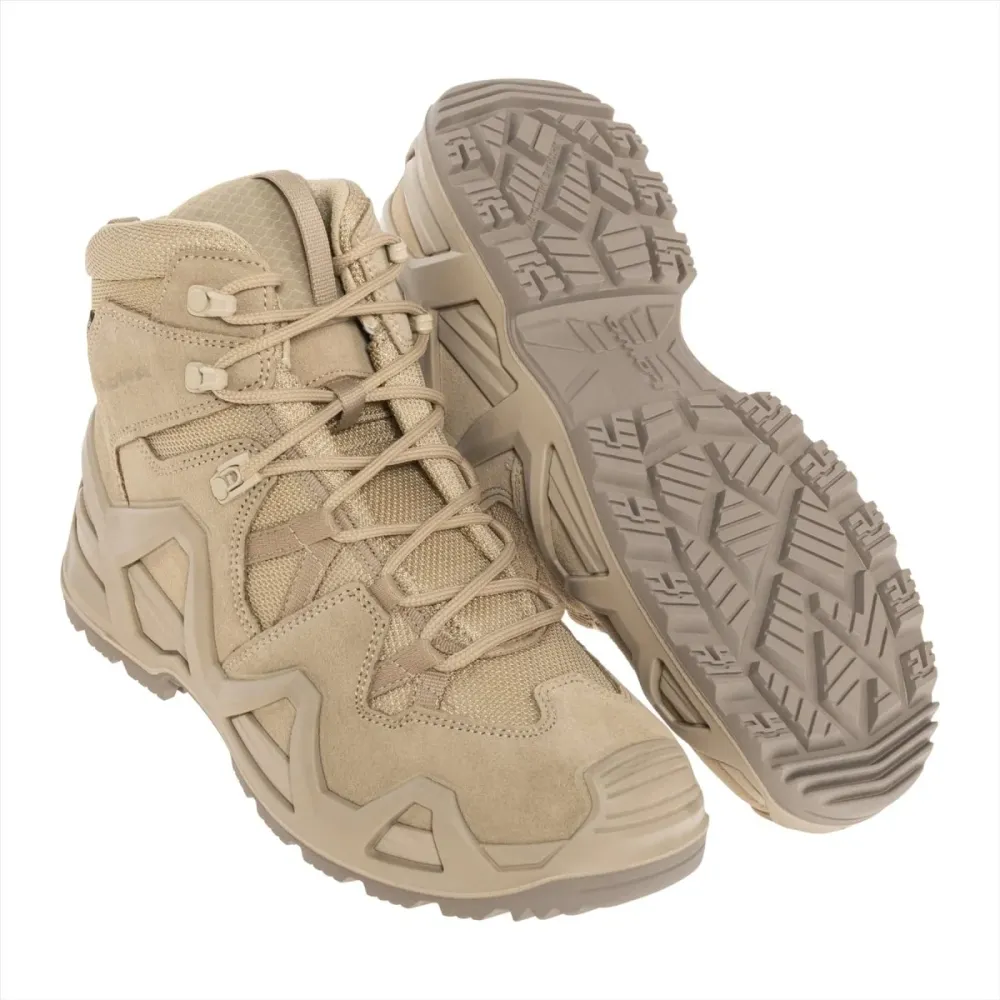 Protection thermique Chaussures tactiques Lowa Zephyr MK2 GTX MD Gore-Tex imperméables et respirantes désert