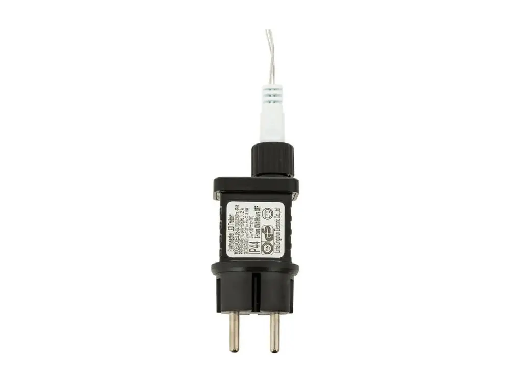 Déco extérieure Renne en tube métal doré et lumineux 600 LED Blanc Ardent H 75 cm