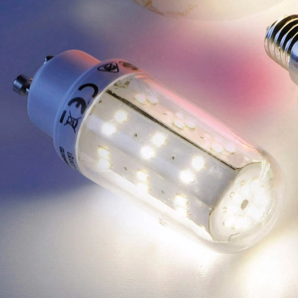 GU10 4 W ampoule LED forme tube évidente avec 69 LED