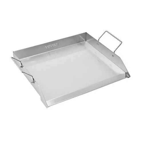 18x16 inch Inoxydable Steel Griddle Camping Tailgating Party