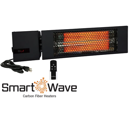 24" 240V 1500W Radiant Heater Carbone Lamp w/ Remote