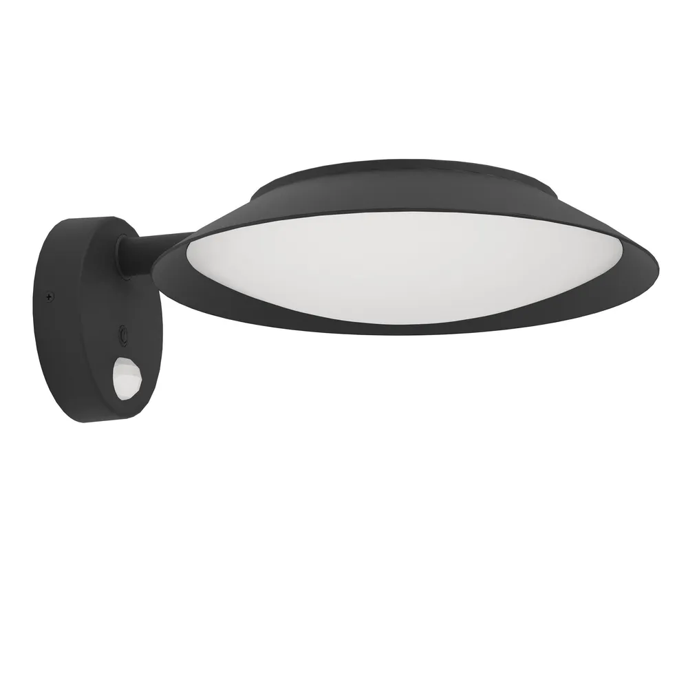 Applique extérieure en plastique noir CERRISI LED INT 7W en acier inoxydable