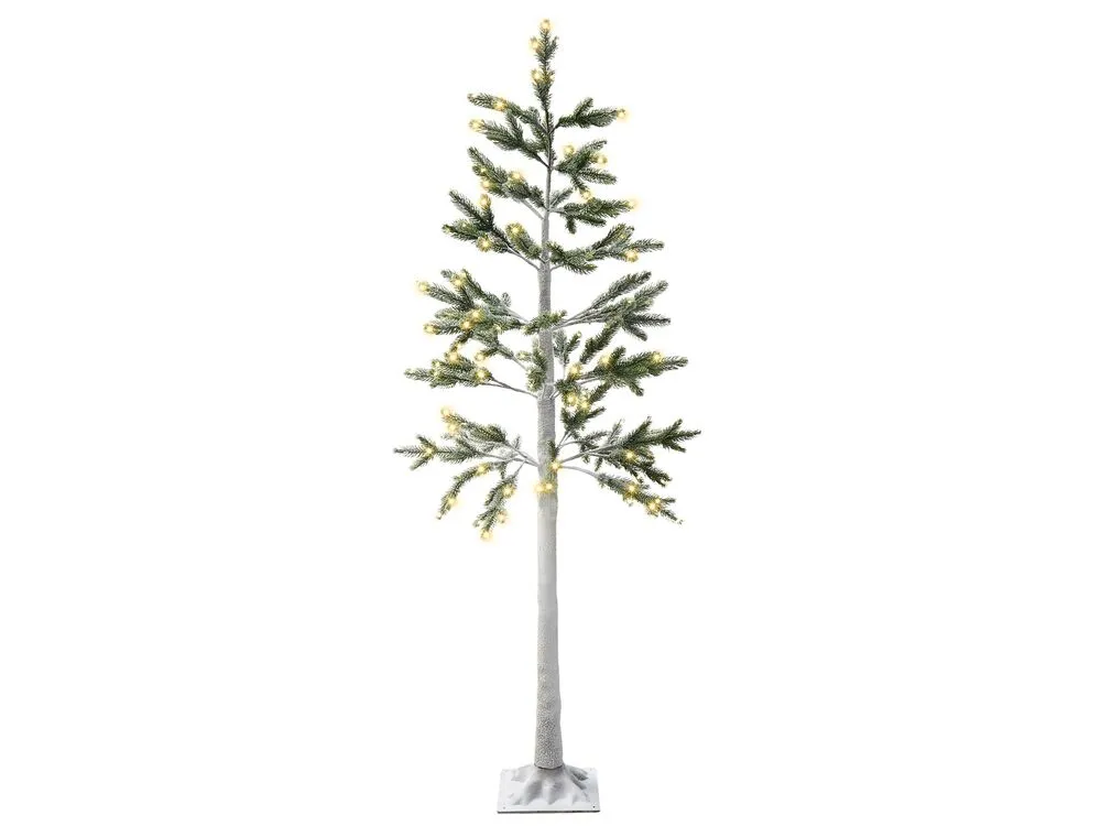 Arbre décoratif LED d'extérieur 180 cm blanc ALBIONI pour remplacement usure