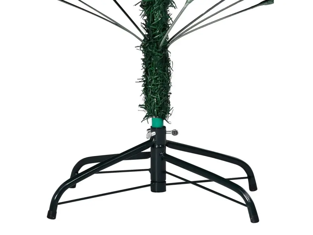 Arbre de Noël artificiel avec LED et boules Vert 180 cm VINYLE pour usage intensif
