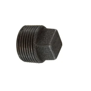 1" Black Square Head Cored Plug Fittings 65655