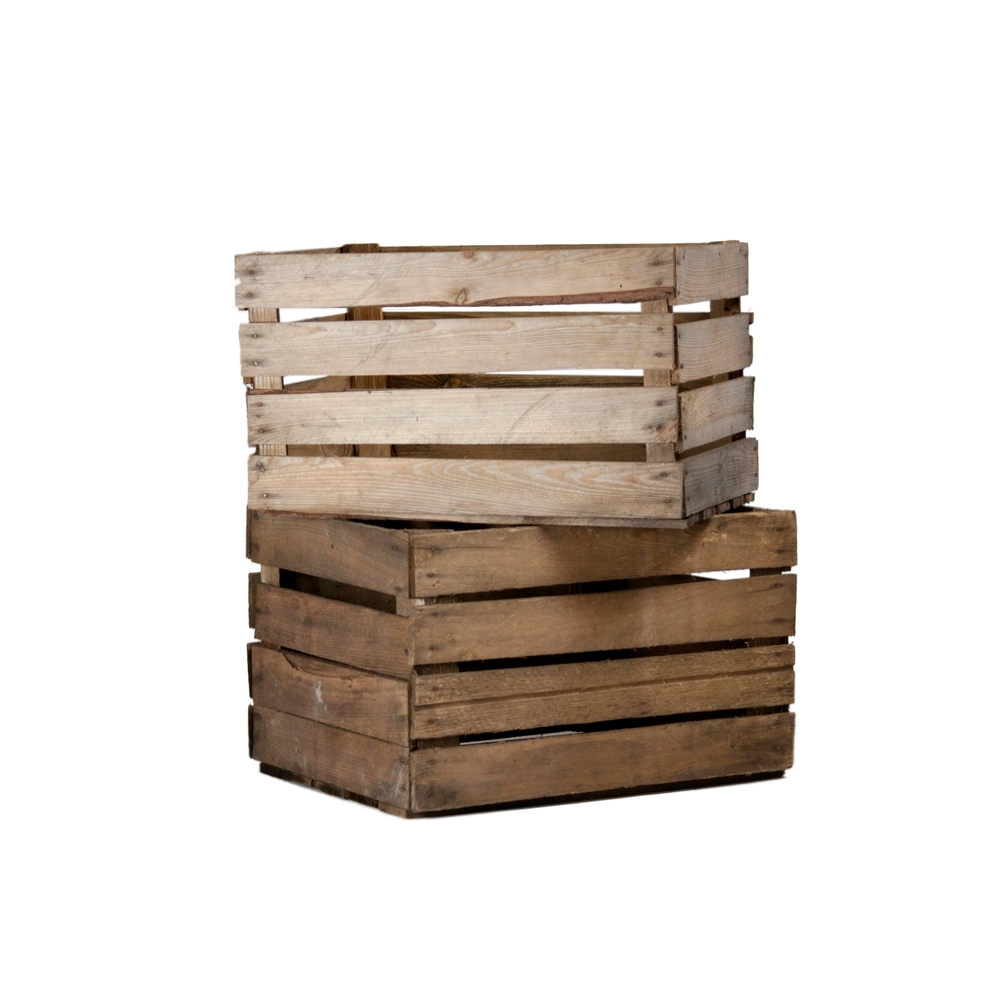 Caisse de fruits, en bois L.50 x 41 x H.30 cm avec Garantie Constructeur