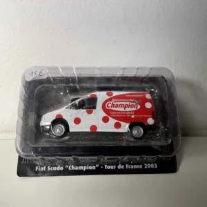 Certifié OEM Fiat Scudo blanc et rouge "Champion" Tour de France 2003