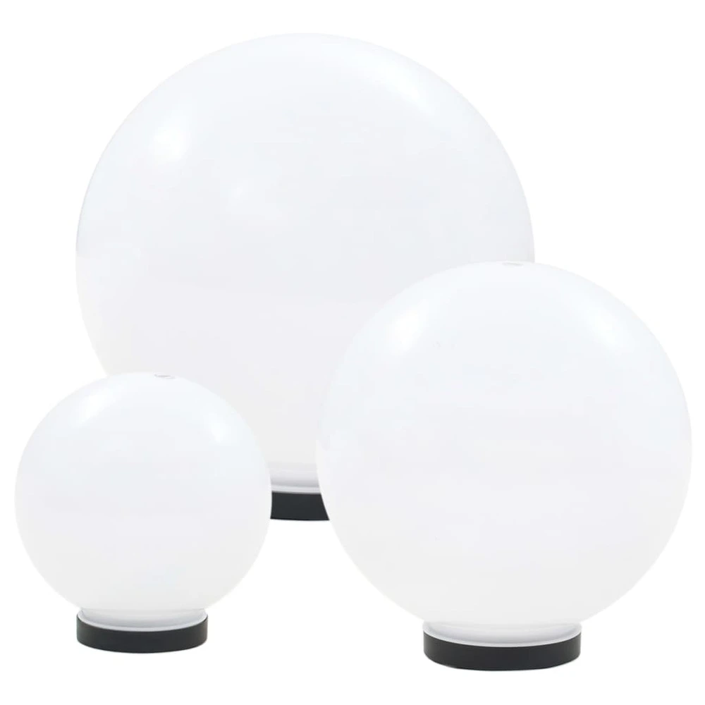 Certifié OEM 6 pcs Jeu de lampe boule à LED PMMA sphérique 20/30/40 cm