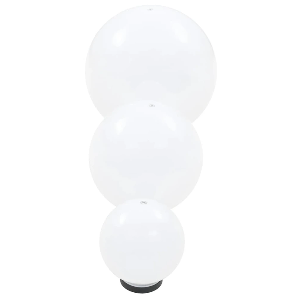 Certifié OEM 6 pcs Jeu de lampe boule à LED PMMA sphérique 20/30/40 cm