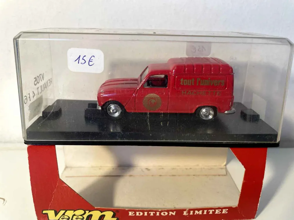 Certifié OEM Renault 4F6 rouge avec la publicité TOUT L'UNIVERS (Vérem)