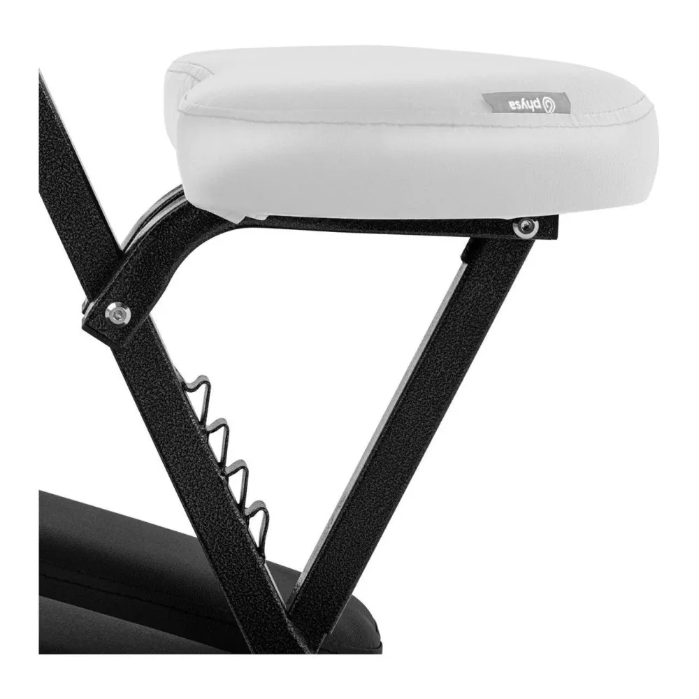 Chaise de massage pliante couleur acier blanc 14_0000885 par Akrapovič