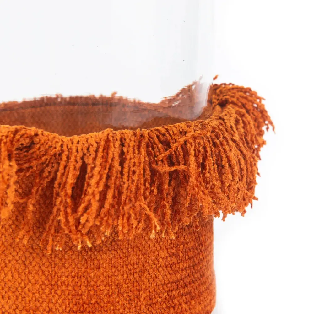 Chaîne de transmission Oh My Gee Candle Holder - Rust En velours - L