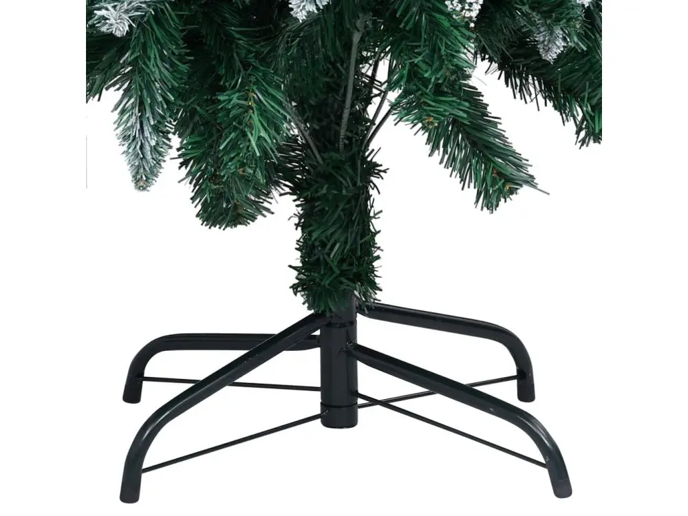 Échappement complet Arbre de Noël artificiel LED et boules et pommes de pin 180 cm