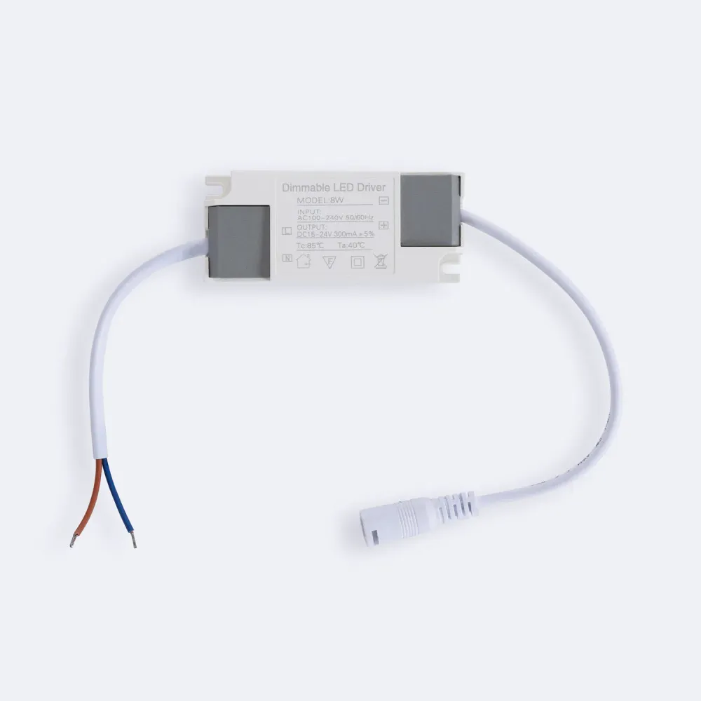 Échappement complet Driver dimmable TRIAC 100-240V 15-24V DC 300mA 8W sortie