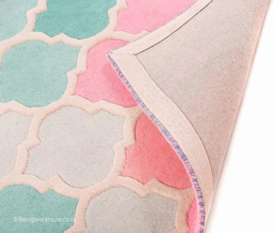 Échappement complet Multiple Coloured Hand Tufted Moroccan Rug