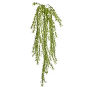 Chute d'asparagus artificiel L 80cm vert manifeste