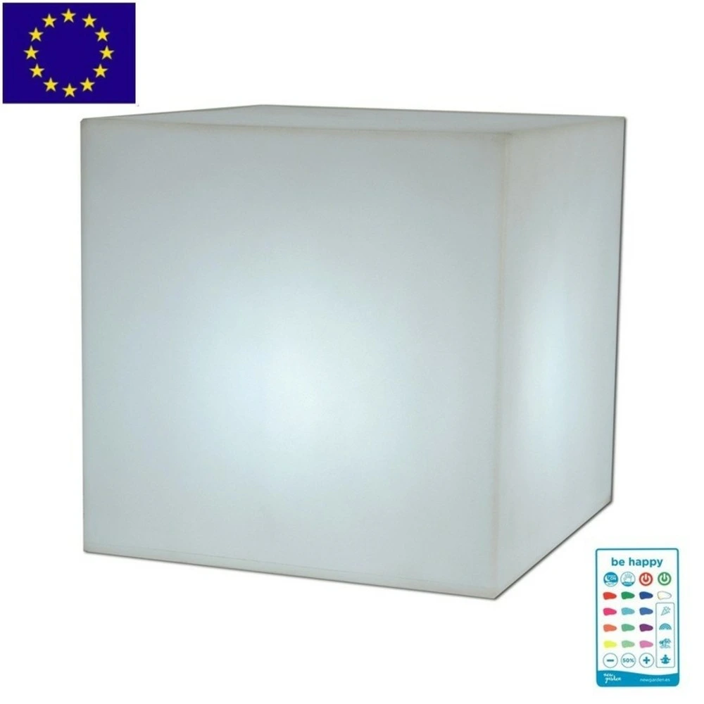 Cube lumineux 45cm outdoor Solaire+Batterie à autonomie renouvelable LED/RGB pour quads utilitaires