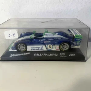 Dallara LMP02 bleue, blanche et verte numéro 6 (24 heures du Mans de 2004) avec notice de montage