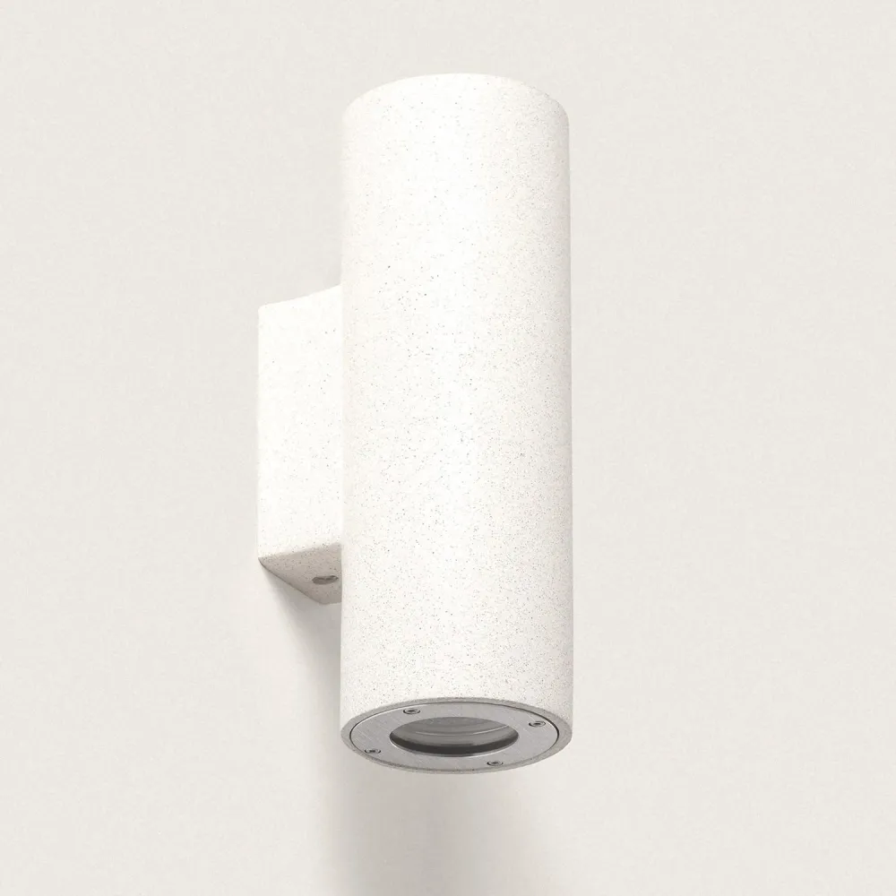 Disque de frein perforé Applique extérieure en ciment avec éclairage LED à doublement face