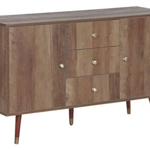 3 Drawer Sideboard Light Wood ULIKA pour amélioration performances
