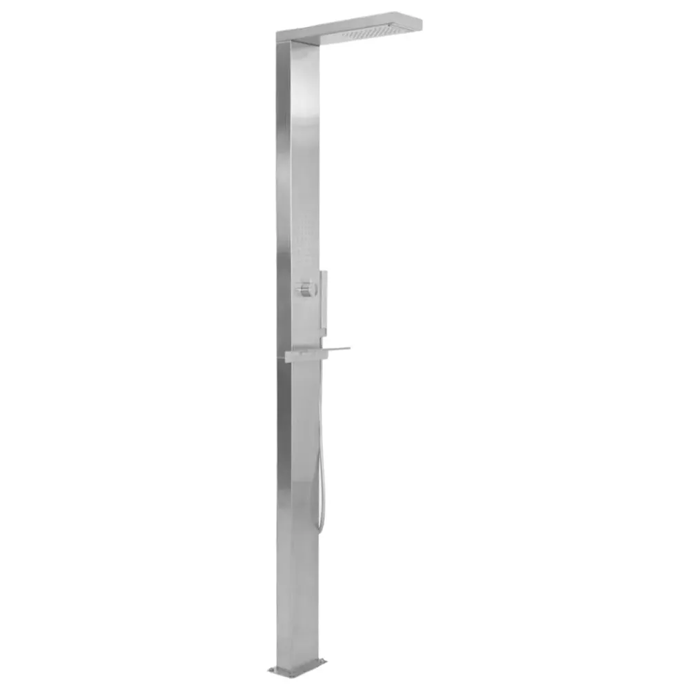 Filtre à air sport Douche d'extérieur acier inoxydable Carré 02_0042021
