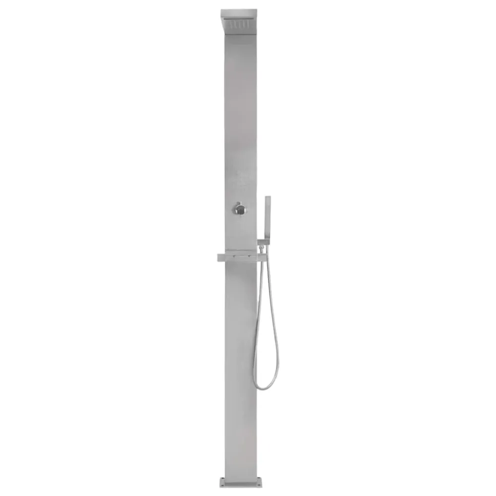 Filtre à air sport Douche d'extérieur acier inoxydable Carré 02_0042021