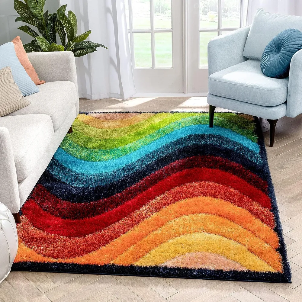 Filtre à air sport Handcrafted Prismatique Colored Shaggy Carpet