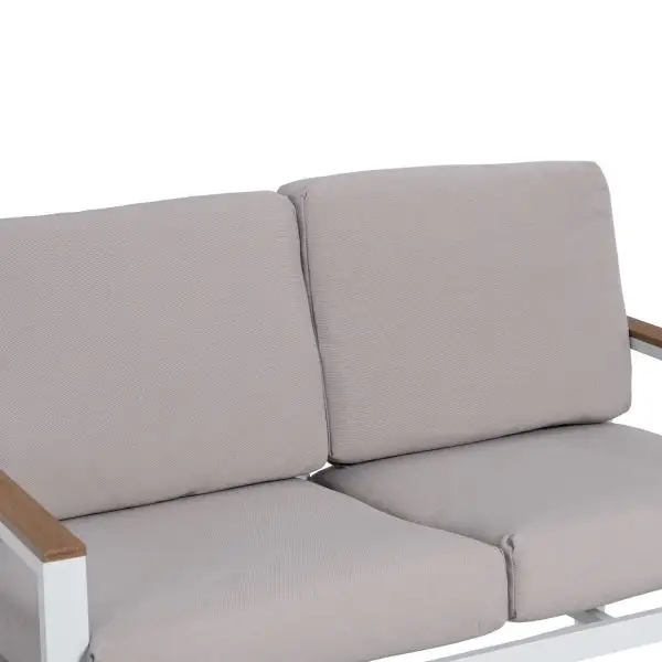 Haute Performance Bali Light Taupe and Wood Garden Furniture