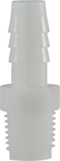 5/8" X 1/2" Hose Barb X MIP White Polyamide Adapter 33020W