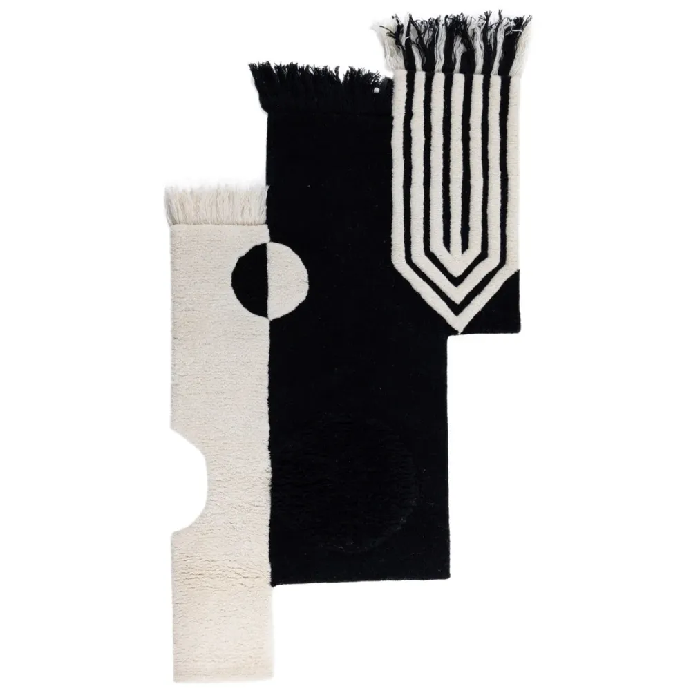 Inyo Irregular Shaped Hand Tufted Neuf Zealand Wool Rug