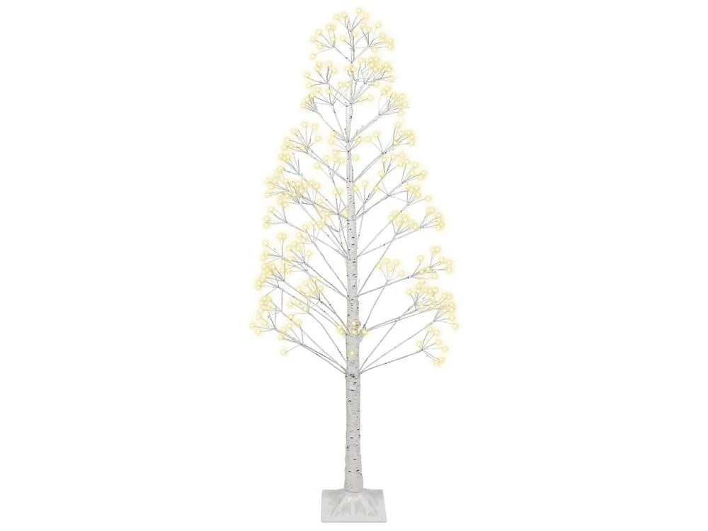Kerstdecoratie voor buiten LED-verlichting wit 180 cm BALINI