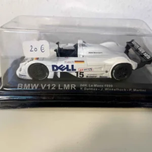 Kit embrayage BMW V12 LMR blanche numéro 15 (24 heures du Mans de 1999) - voiture sous blister