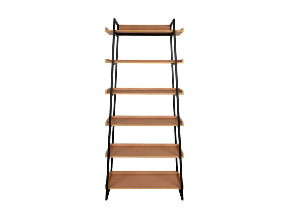 Kit embrayage Sakai - Étagère en bois et métal H185cm - Couleur - Bois net