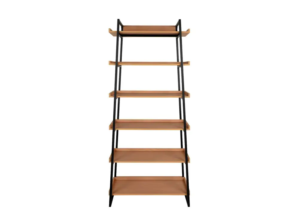 Kit embrayage Sakai - Étagère en bois et métal H185cm - Couleur - Bois net