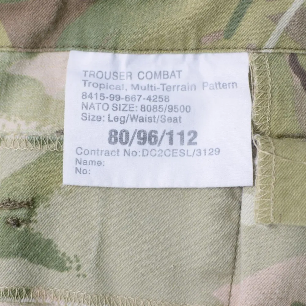 Kit embrayage Véritable réduit de combat militaire MTP camouflage de l'armée britannique bermuda militaire