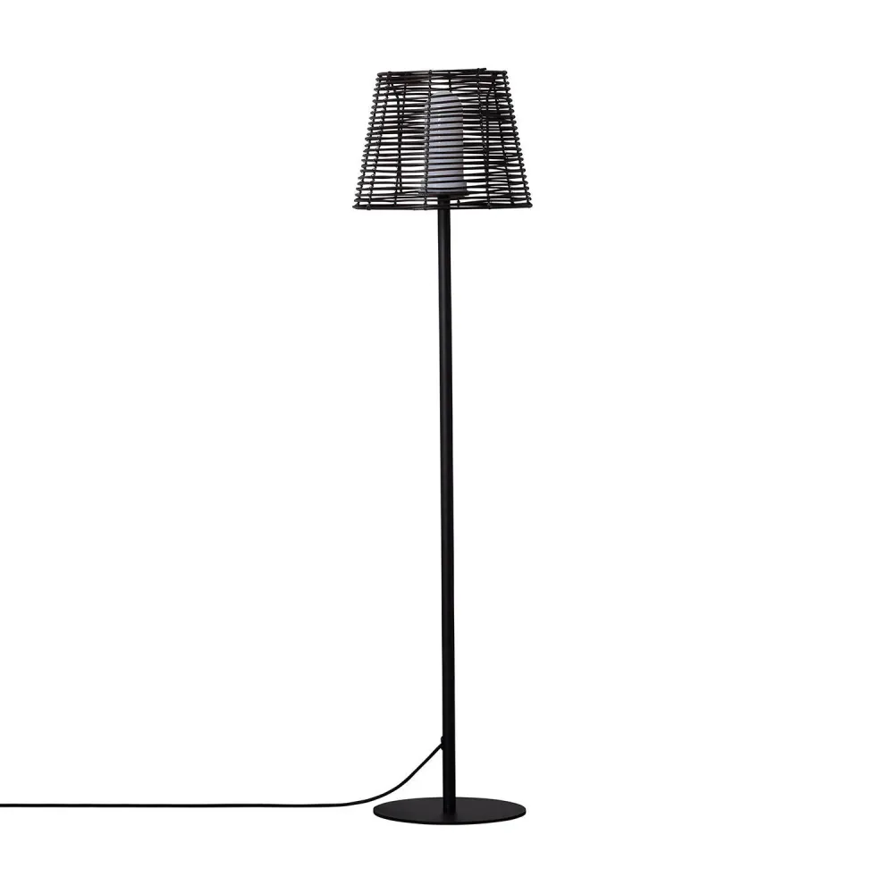 Lampadaire d'extérieur Asha avec éclairage à LED intégré pour usage intensif