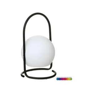 Lampe d'extérieur en métal coloris Blanc - Diamètre 18 x Hauteur 29 cm Compatible avec Honda CRF250