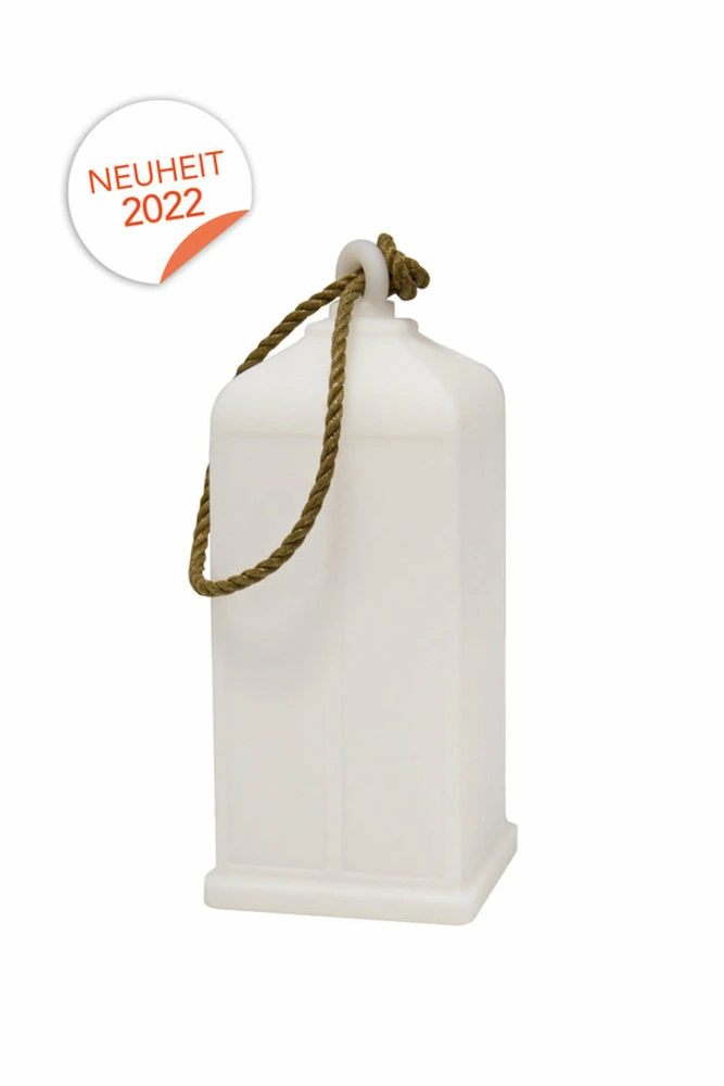 Lanterne lumineuse blanc - 45cm - lampe extérieur solaire avec notice de montage